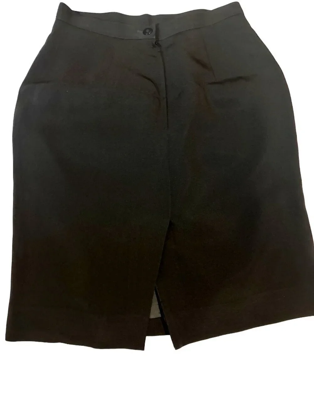 Black Skirt Short Mini 4 Italy Giorgio Armani Le Collezioni Silk Timeless